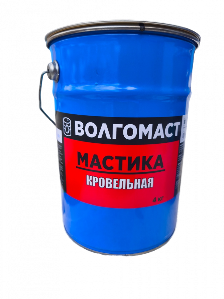 Кровельная мастика 4кг ВОЛГОМАСТ
